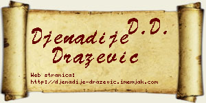 Đenadije Dražević vizit kartica